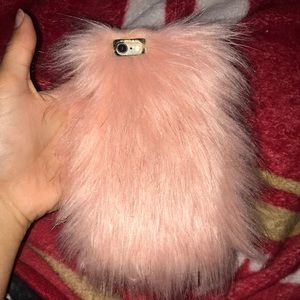 Iphone 6s furry soft phone case